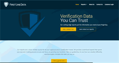 Desktop Screenshot of firstlinedata.com