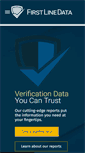 Mobile Screenshot of firstlinedata.com